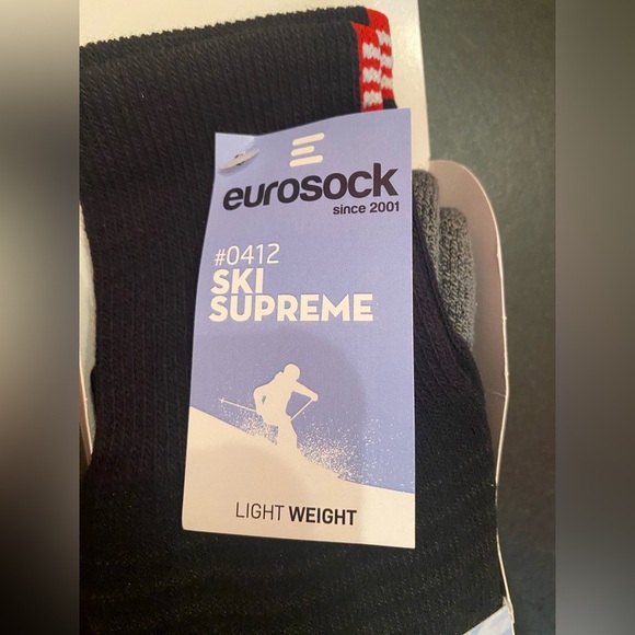 EUROSOCK Ski Supreme Men’s Lightweight Over the Calf Socks Size XL - Picture 4 of 10